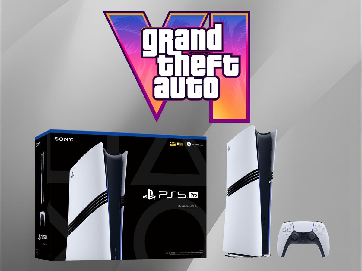 PS5ProconsoleshownbelowGTA6logo