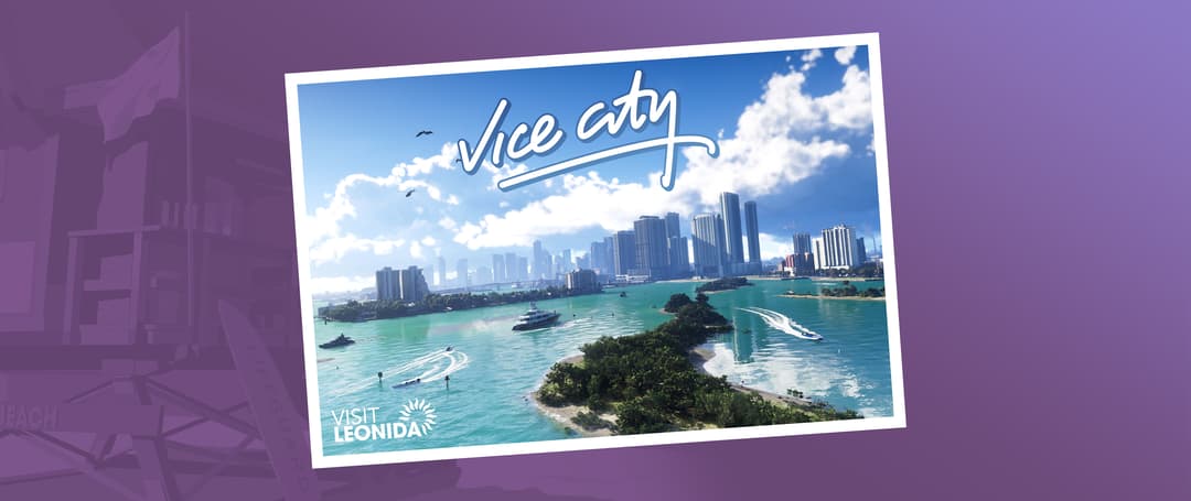 Vice City postcard